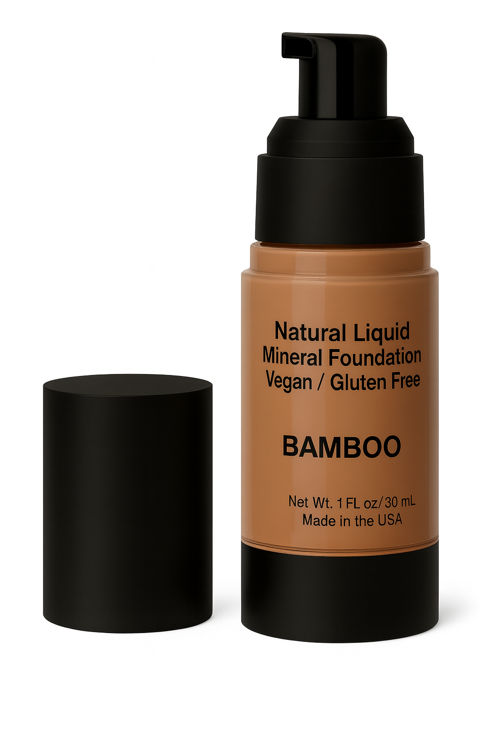 Natural Liquid Mineral Foundation - Bamboo