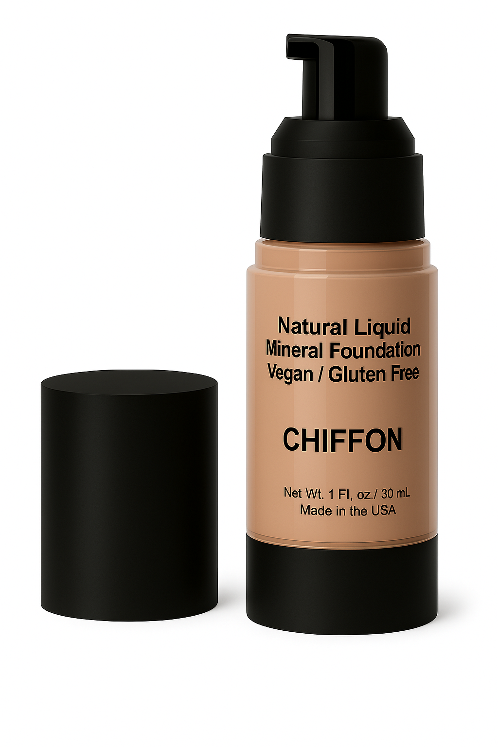 Natural Liquid Mineral Foundation - Chiffon