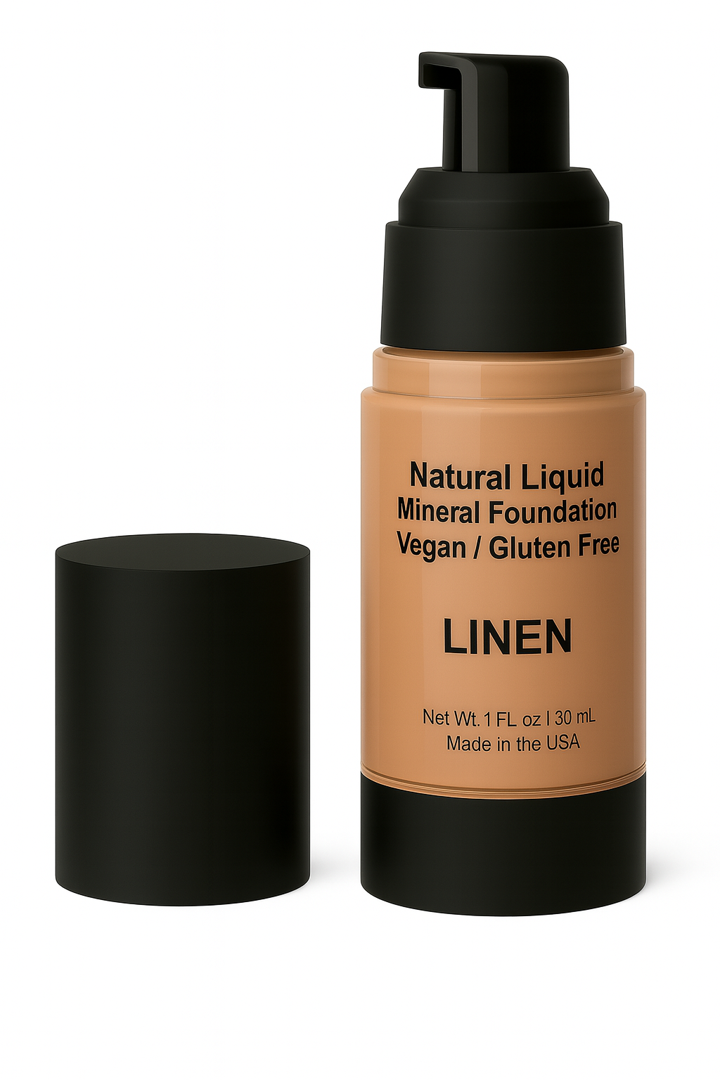 Natural Liquid Mineral Foundation - Linen