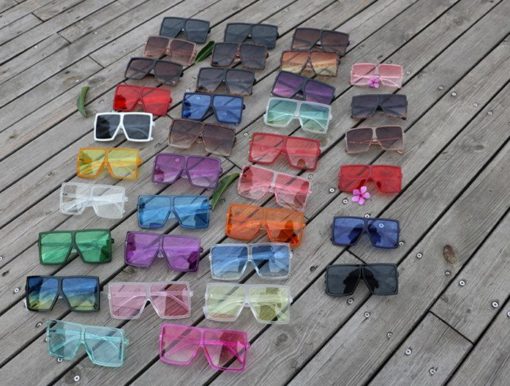 Trendy Hot Selling Oversized Sunglasses Custom Fashion Women Sun Glasses Trendy Shades - Image 4