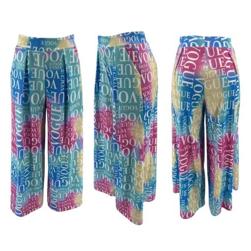 casual letter print loose women's pants - Image 3