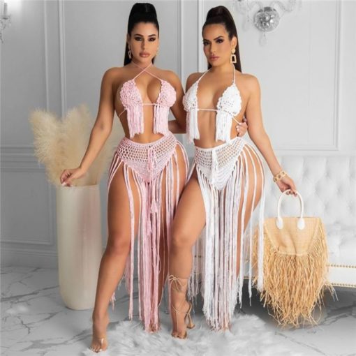 Swimwear Two Pieces Hanging Women Sexy Bikini