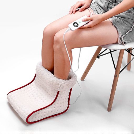 Velted Heated Slipper 110/220V Household Foot  5 Gear Washable Massage Heater Heating Pads Cushion for Feet - Image 4