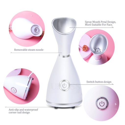 Portable Nano Ionic Facial Steamer Warm Mist Face Cleaner Home Skin Spa Steamers - Image 2