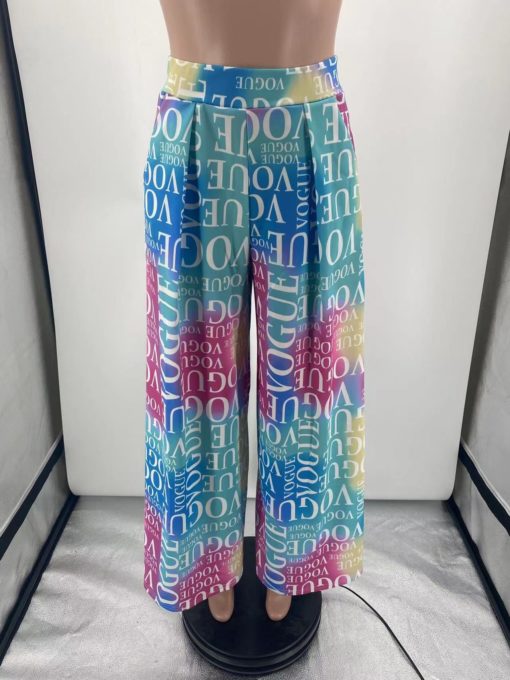 casual letter print loose women's pants - Image 4