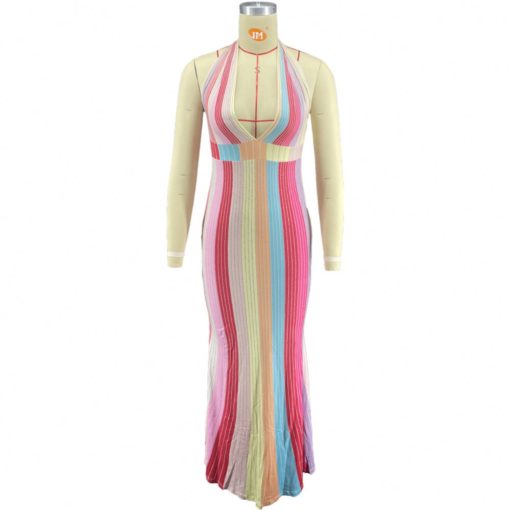 SkinBodyU Plus Size backless maxi dress for the summer - Image 3