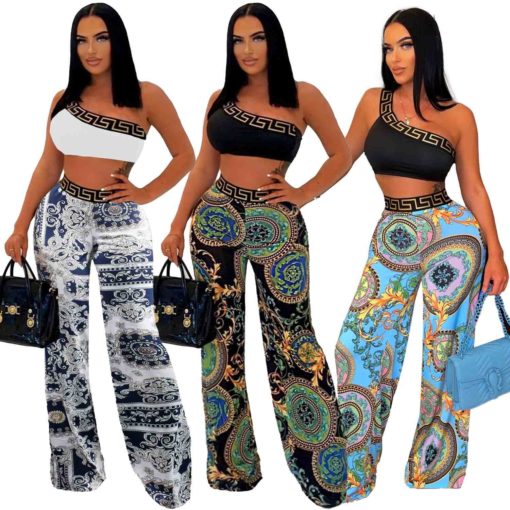 SkinBodyU Two-piece Slim Fit Printed Two Piece Set - Image 6